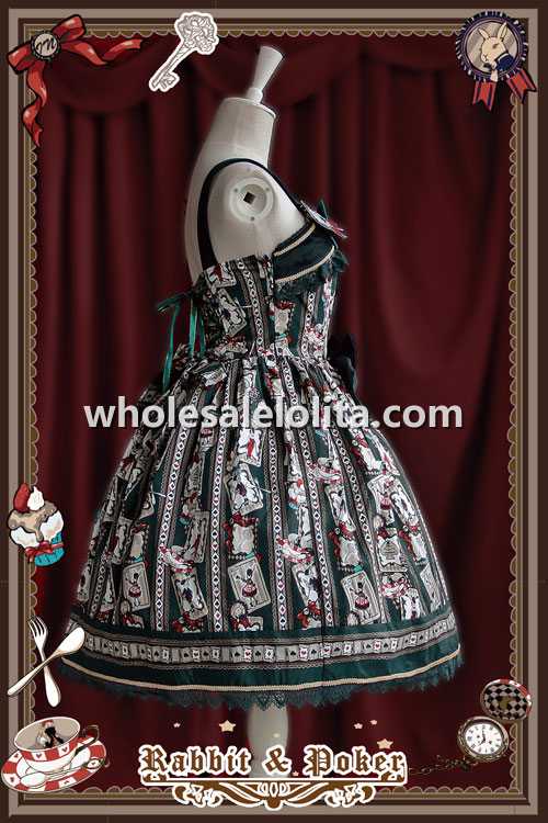 INFANTA Rabbit & Poker JSK Lolita Dress 4 Colors