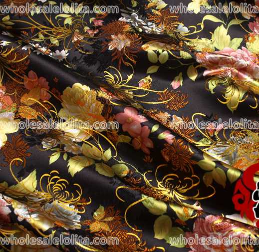 Gorgeous Flower Brocade Fabric 14 Colors