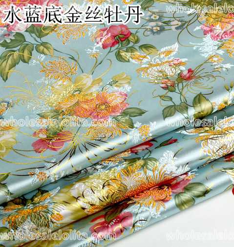 Gorgeous Flower Brocade Fabric 14 Colors