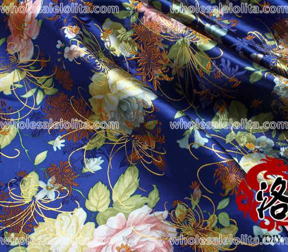 Gorgeous Flower Brocade Fabric 14 Colors