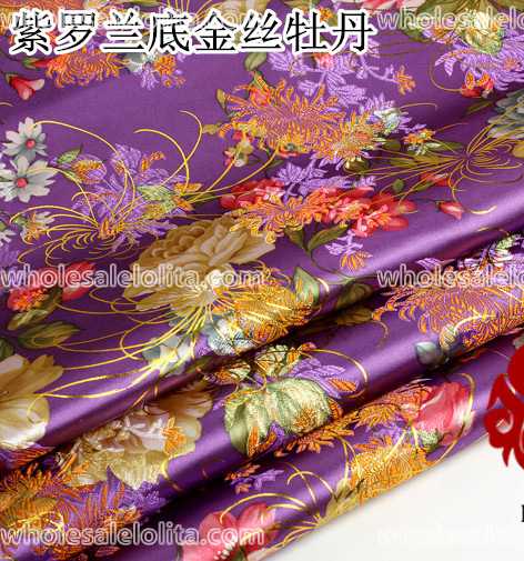 Gorgeous Flower Brocade Fabric 14 Colors