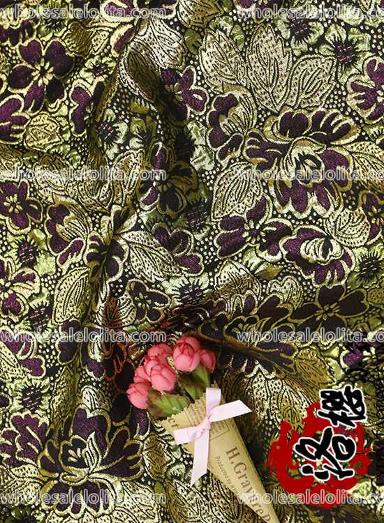 LY Peony Brocade Fabric 6 Colors
