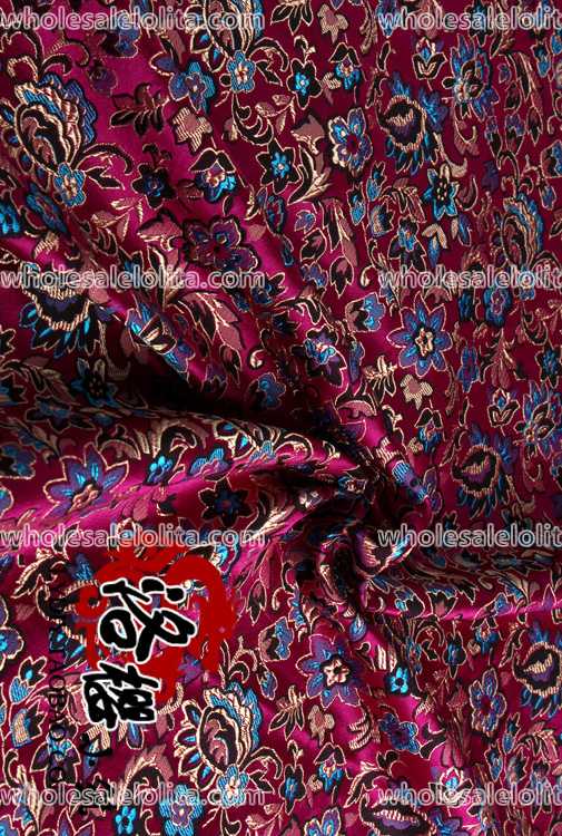 LY Floral Brocade Fabric 9 Colors