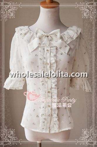 The Anchor of the Sea Chiffon Lolita Blouse