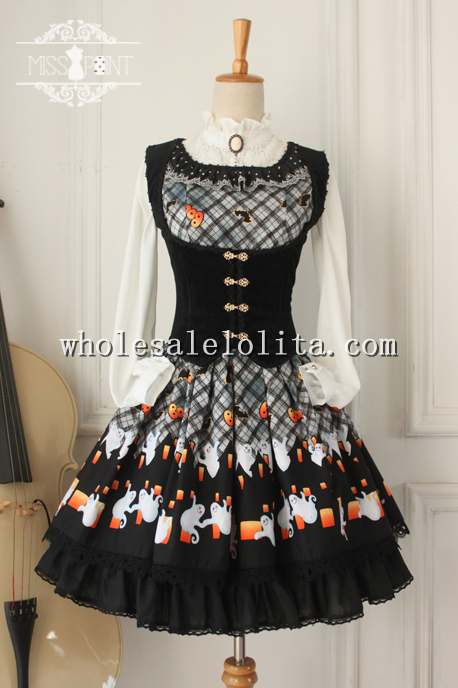 Halloween Printing Sweet JSK Lolita Dress