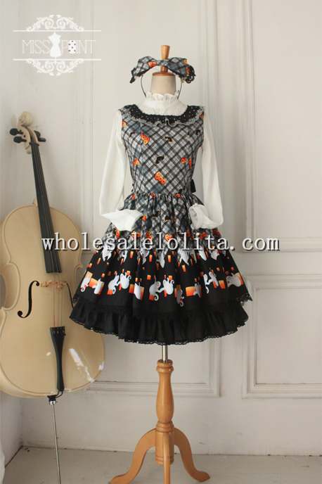 Halloween Printing Sweet JSK Lolita Dress