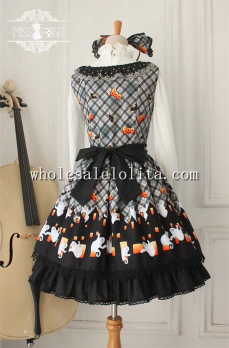 Halloween Printing Sweet JSK Lolita Dress