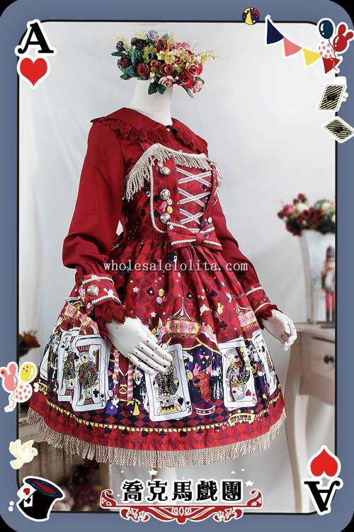 Infanta JOCK CIRCUS Printing Cotton JSK Sweet Lolita Dress