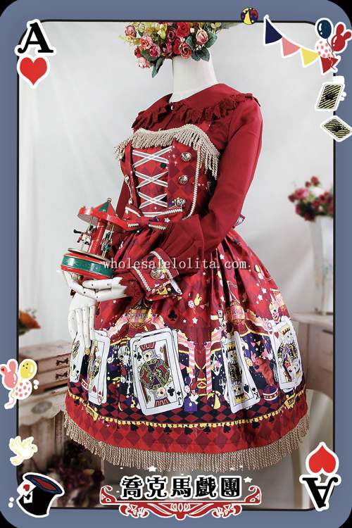 Infanta JOCK CIRCUS Printing Cotton JSK Sweet Lolita Dress