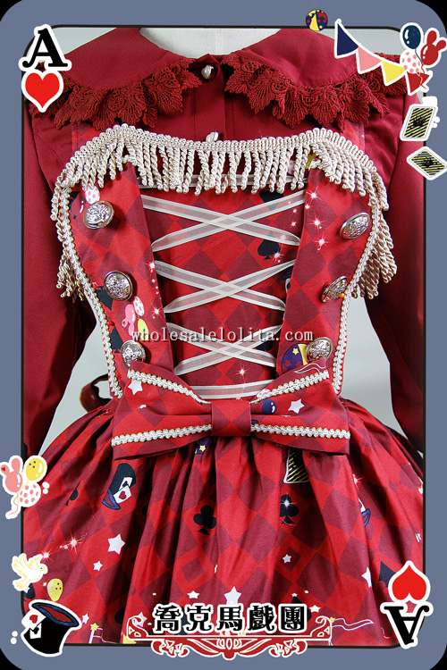 Infanta JOCK CIRCUS Printing Cotton JSK Sweet Lolita Dress