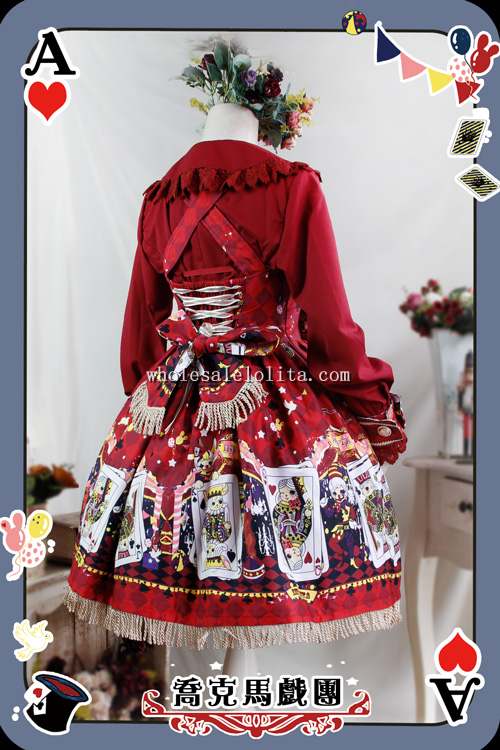 Infanta JOCK CIRCUS Printing Cotton JSK Sweet Lolita Dress
