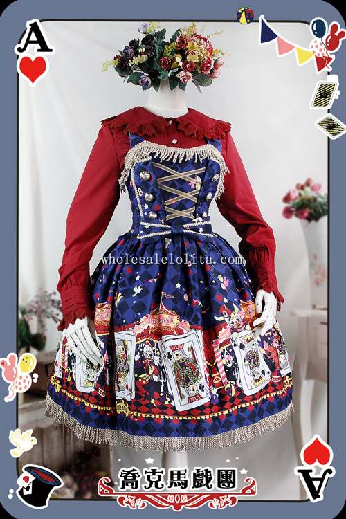 Infanta JOCK CIRCUS Printing Cotton JSK Sweet Lolita Dress