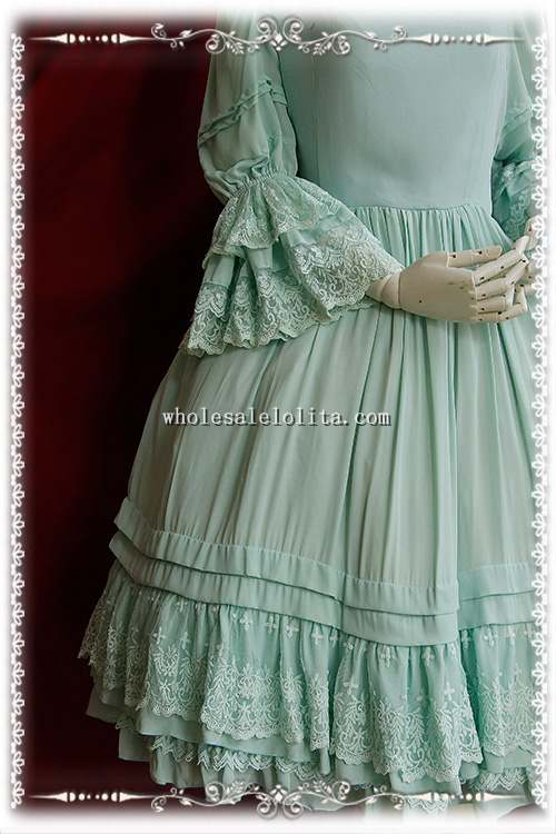 Infanta Elegant Chiffon Long OP Lolita Under Dress