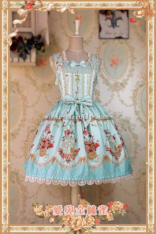 Infanta Love&Canary Printing Sweet Lolita Dress JSK