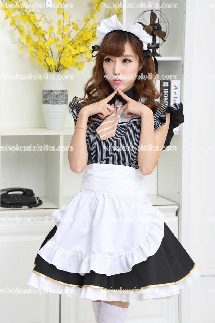 RS Style Coffe Bar Maid Bar Cosplay Costume