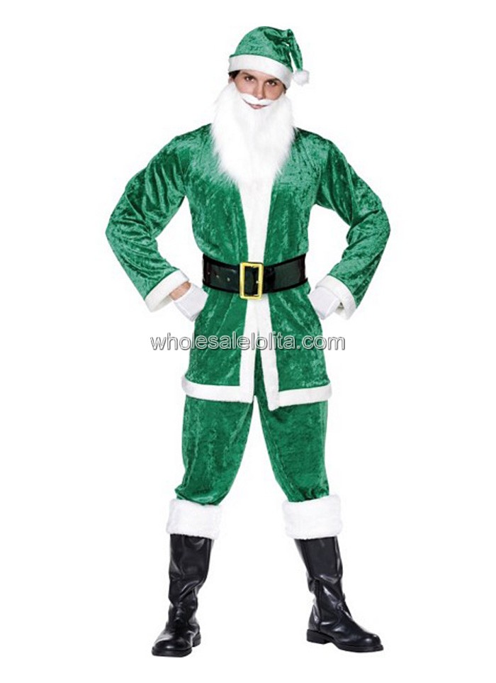 green santa costume