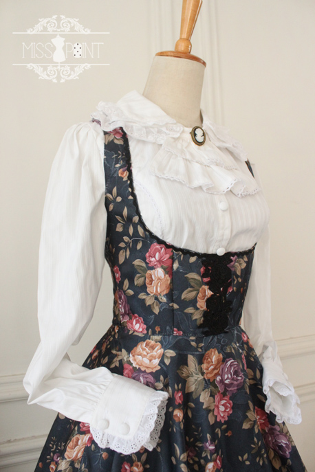 Vintage Gtohic Style Printing Dresses