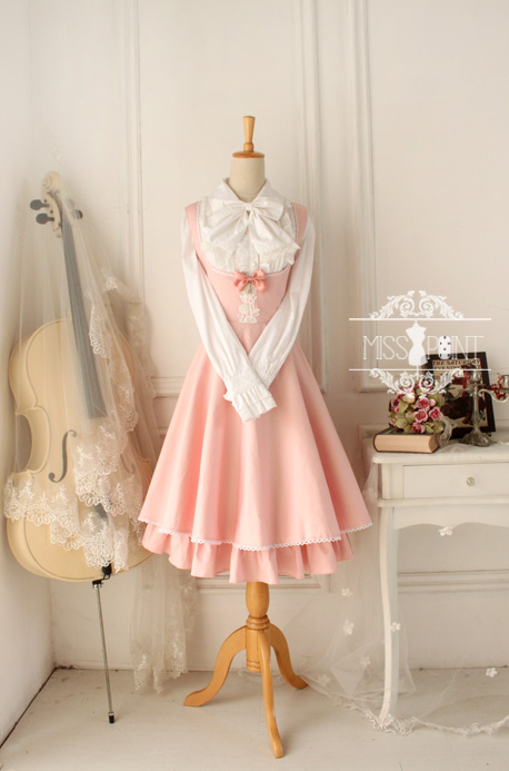 Versailles Pink Vintage Gothic Style Dress