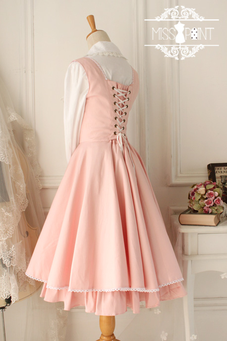 Versailles Pink Vintage Gothic Style Dress